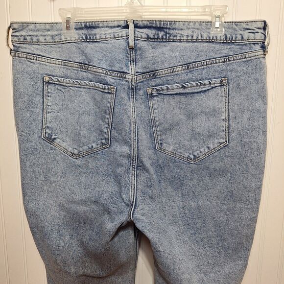 Old Navy Jean Womens 20 Blue Flare Higher High Rise Medium Wash Stretch Denim‎ - Picture 8 of 11